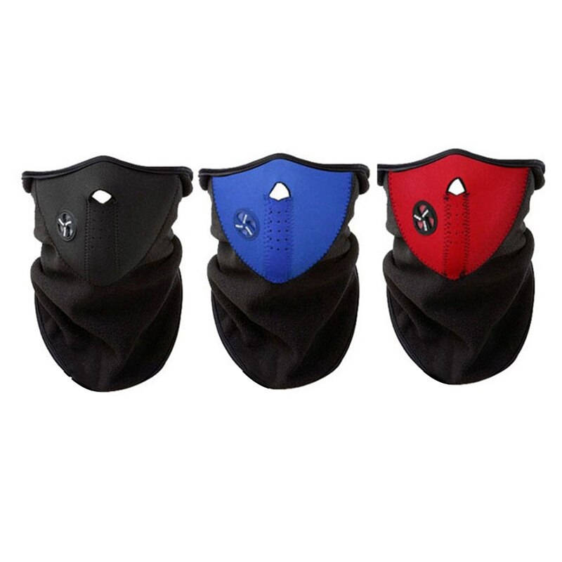 Outdoor Half Face Mask Cover Fleece Unisex Ski Snow Cycling Climbing Warm Winter Neck Guard Scarf Warm Protecting Face Hood