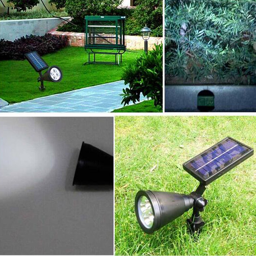 T-SUNRISE Solar Lamp Waterdicht IP65 Outdoor Tuin Gazon Lamp Landschap Wandlampen 4LED/7LED Diverse Kleuren Zonne-verlichting