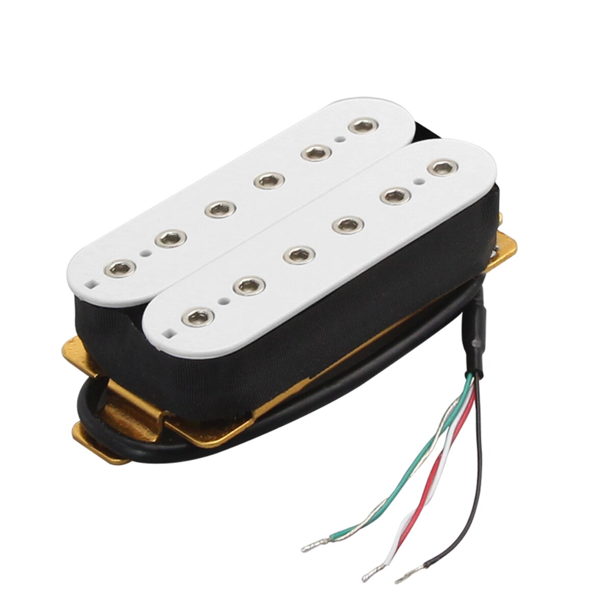 FLEOR 1PCS Electric Guitar Double Coil Humbucker Pickup Bridge/Neck Passive Pickup w/ Height Adjusting Screws Multi Colors