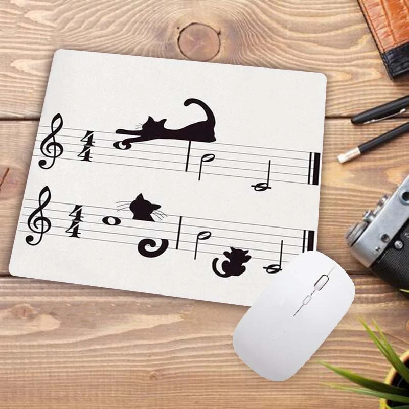 Wielka promocja 22X18CM Cartoon Cute Cat Head Cool Designs HD Table Mouse Pad Laptop Computer Gaming Keyboard Mousepad Animal Mat: XXL / Ciemnoniebieski