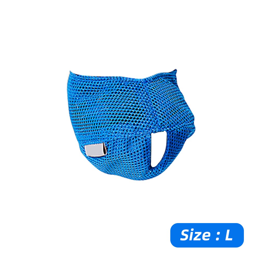 Anti-beet muilkorven voor katten, muizenmuilkorven voor kittens, badmond, masker voor katten, anti-beet muizenhoesje voor katten, dierenbenodigdheden: Hemelsblauw / S