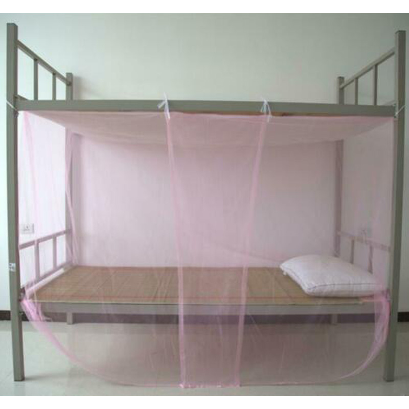 lit Double dentelle lit moustique insecte filet maille auvent princesse pleine taille literie Net lit rideau tente Polyester fibre