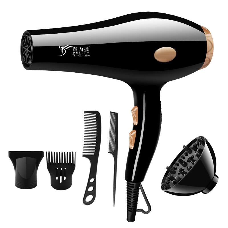 DLY-8033,Hair Dryer Household Appliances High Power Hair Dryer Blueray a Generation of Fat