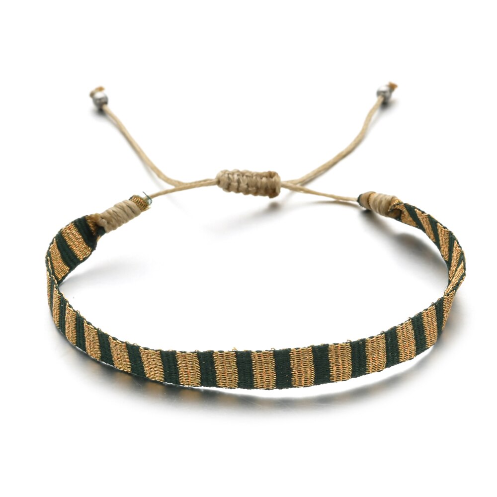 ZMZY trenzado Multicolor Boho mano pulsera tejida de Amistad los hombres y las mujeres Colombia nudo de cordón hecho a mano Wayuu playa de , joyería: QQ292