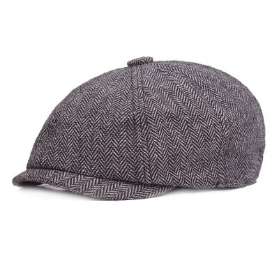 gorro octogonal para caballero, boina para hombre, otoño e invierno, para hombre, gorras planas para hombre