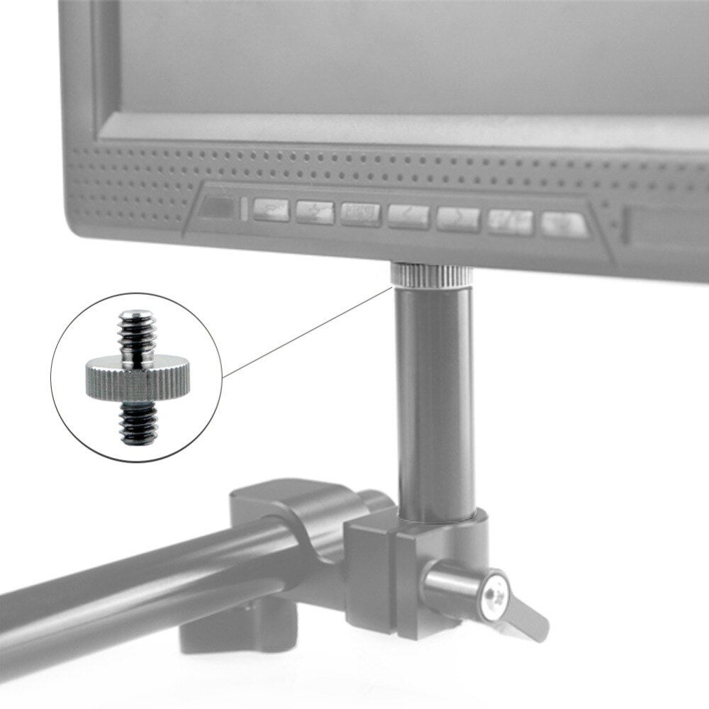 NICEYRIG Camera Rig 1/4 inch Schroef Statief 1/4 "tot 1/4" Monopod Schroef Quick Release Plaat Camera Accessoires (3 stuks een Pak)