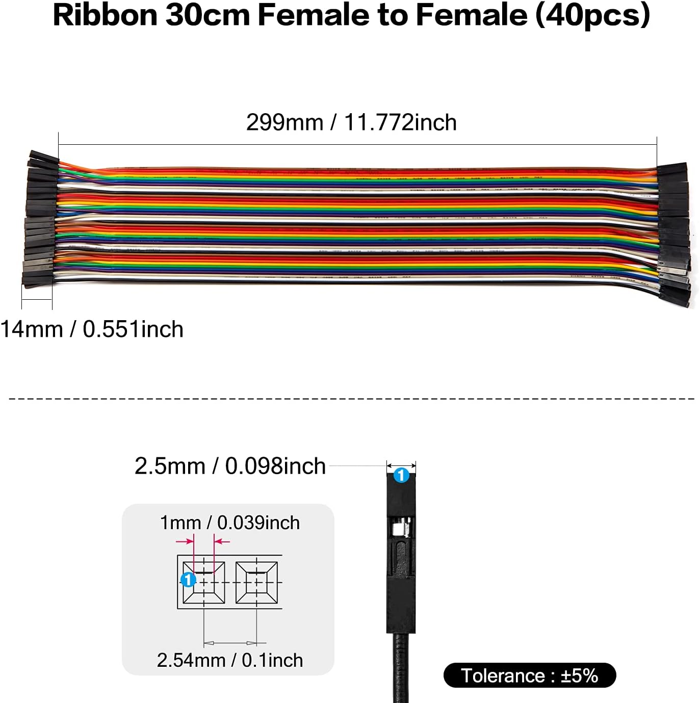 40PIN Dupont Line 10cm 20 30CM Male to Male + Female to Male + Female to Female Jumper Wire Dupont Connector Cable for arduino: E5-2698V4