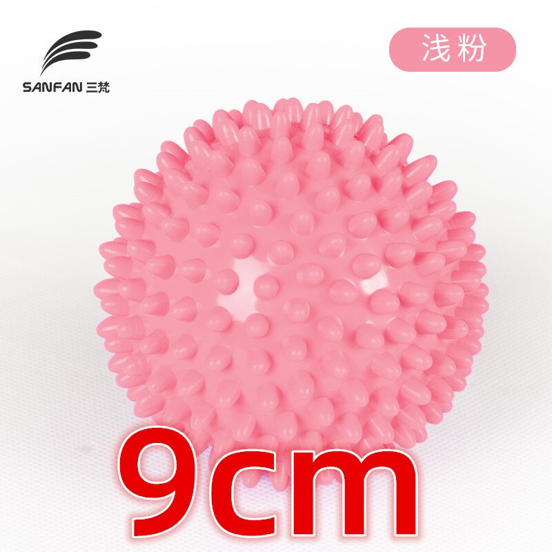 Massaggio Palla di Fitness EPP Mano Suole Hedgehog Sensoriale Portatile Fisioterapia Esercizio Muscolare Relax Trigger Point Terapia: 9cm Pink