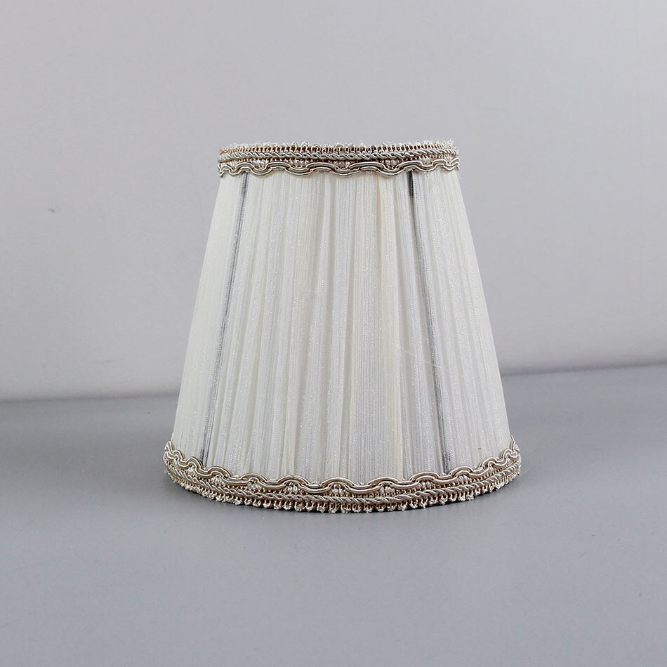 DIA 14.5cm/5.7inch white chandelier lamp shades for lamp, Clip on