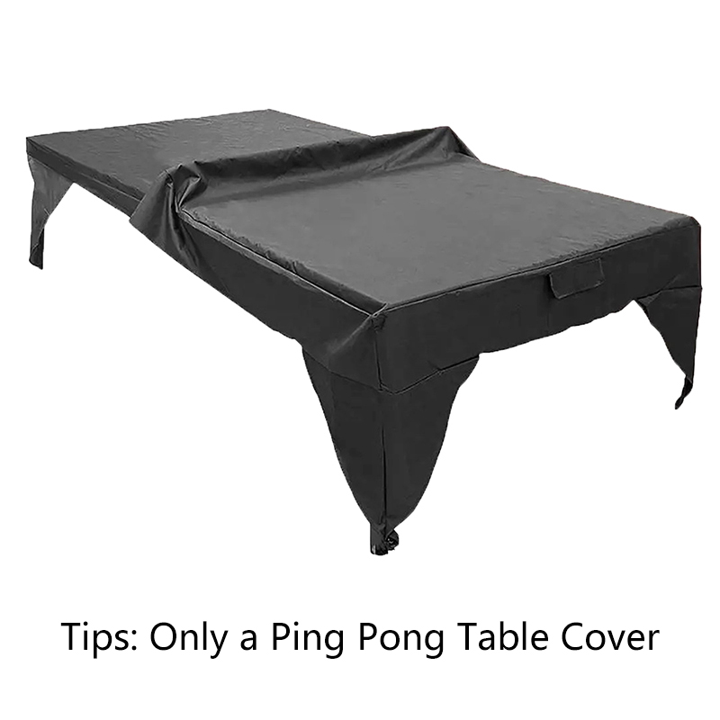 Vandtæt støvbetræk til bordtennisbord, beskyttende overtræk til alt slags vejr, regntæt bordtennisdug, indendørs og udendørs: Hvid