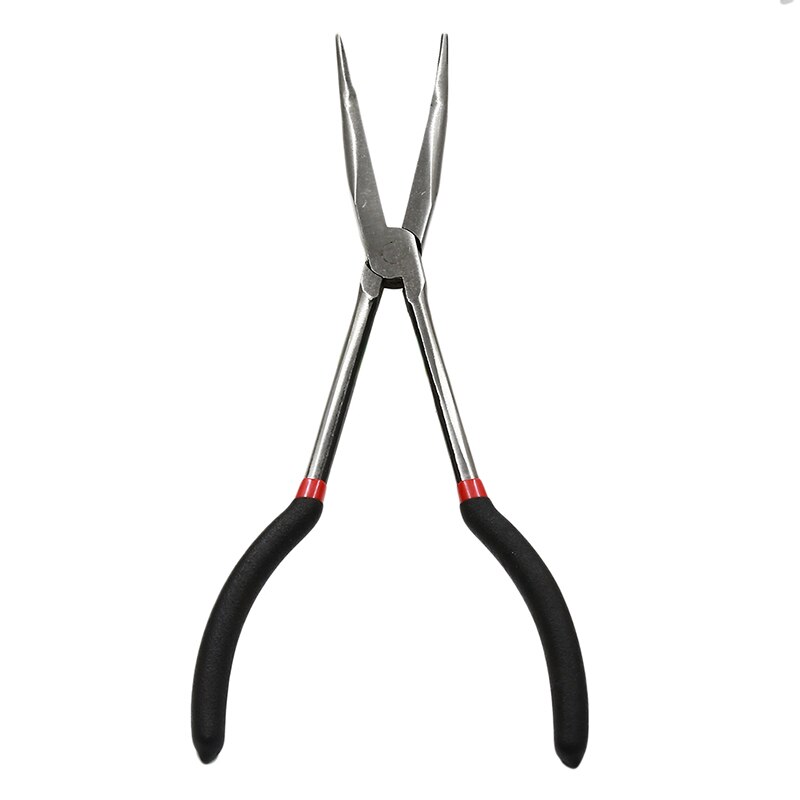 1 Set Multi-Function Stainless Steel Needle-Nosed Pliers Curved Nose Pliers Round Nose Pliers Auto Repair