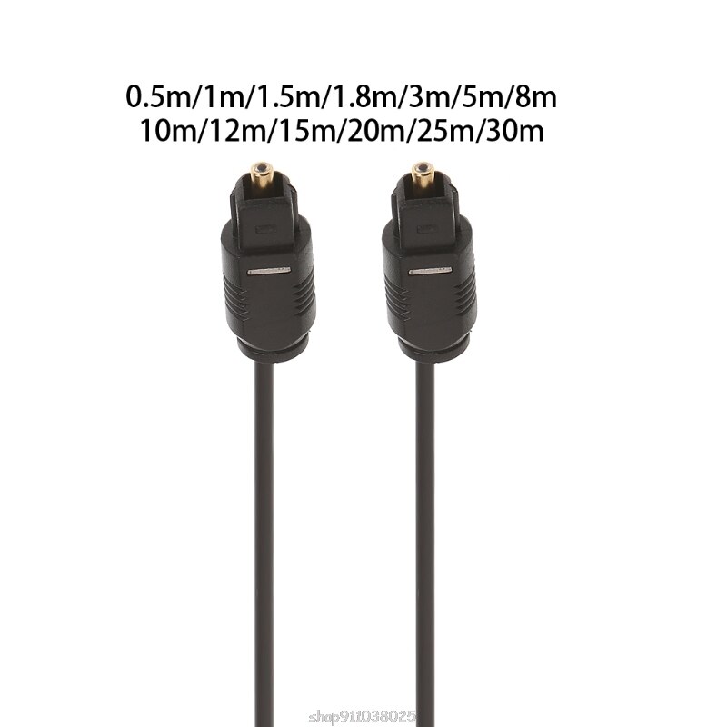 Digital Optical Cable For Toslink SPDIF DVD 0.5m 1m 1.5m 1.8m 5m 8m 10m 12m 15m 20m 25m 30m D30 20