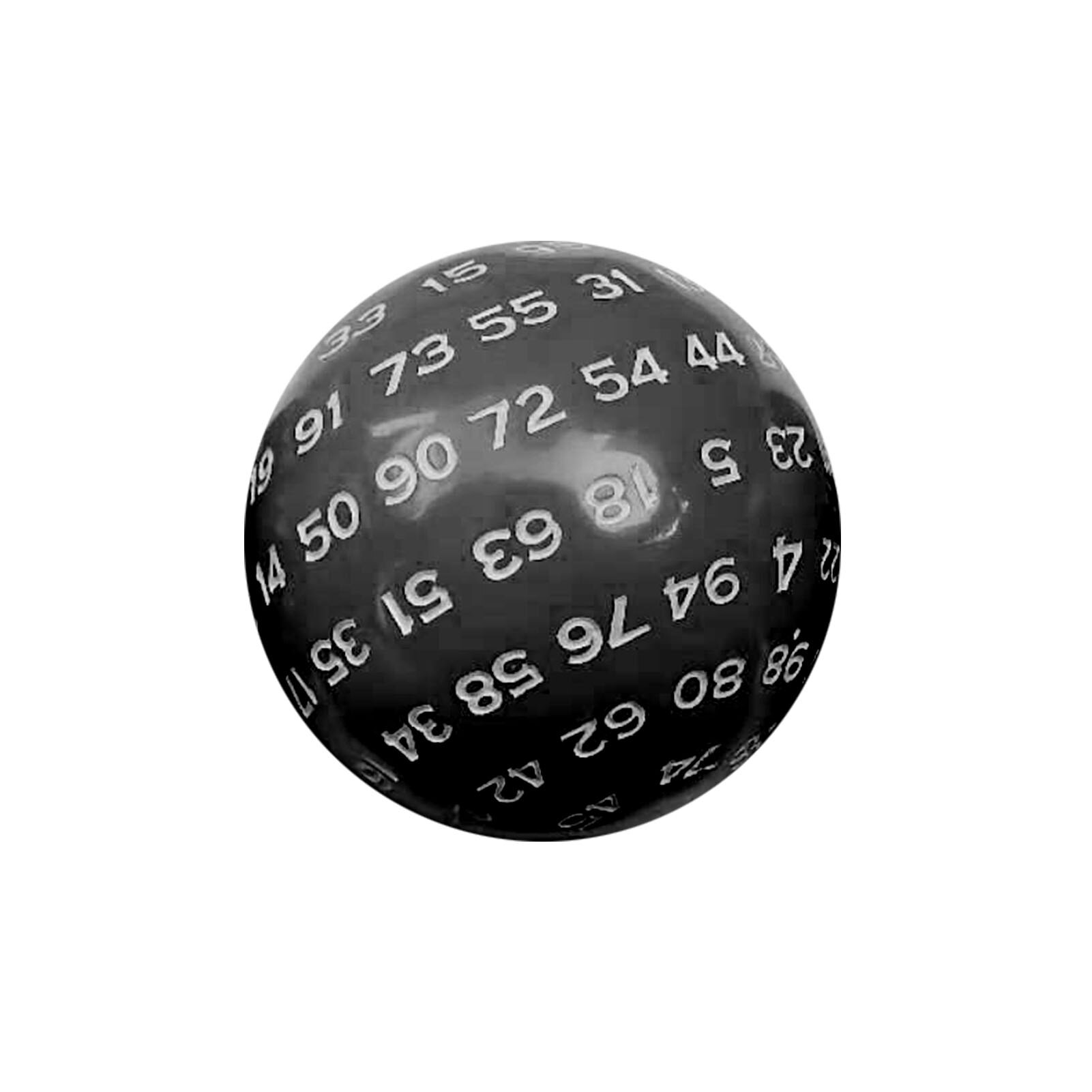 DollaTek Metalen Dobbelsteen 100-zijdig - 50mm Voor D&D En Bordspellen (kleurrijk)