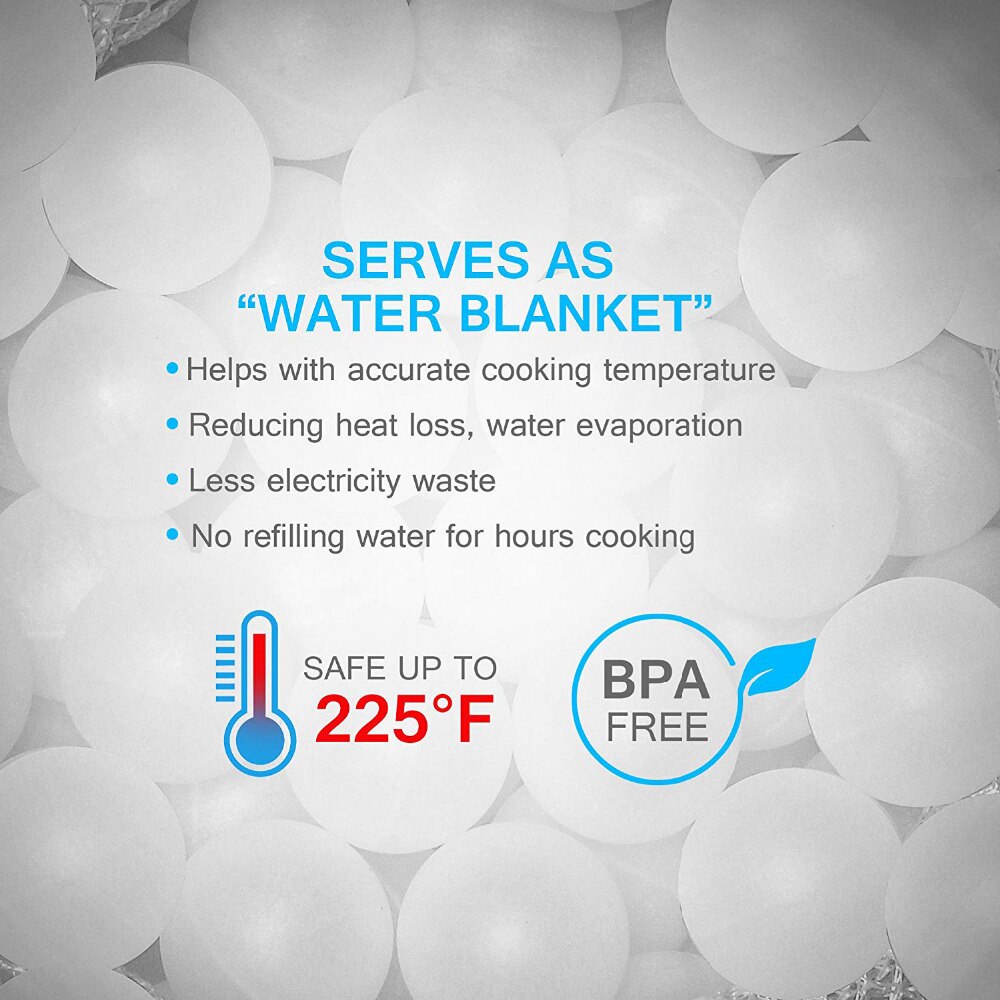 Sous vide matlagningsbollar bpa free 20mm 200 bollar med nättorkpåse för doppkokare vattenbad matlagning sous vide-behållare
