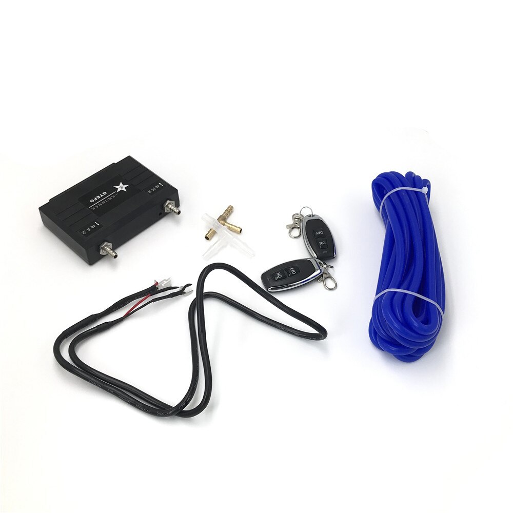 1Set Exhaust Control Valve Set With Vacuum Actuator Cutout Pipe Close Style with Wireless Remote Controller