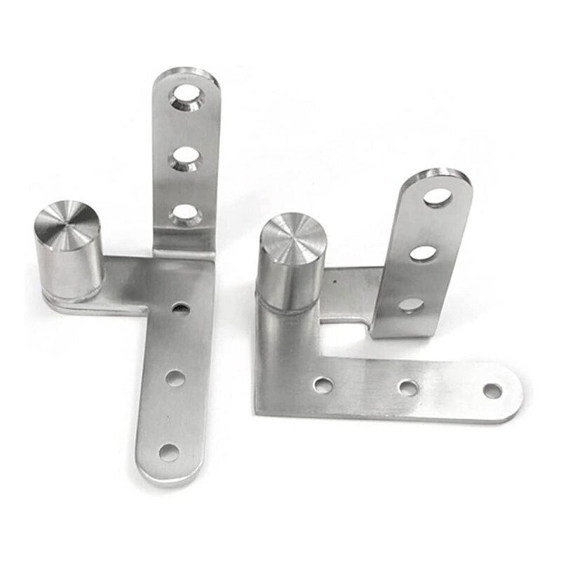Stainless Steel Door Hidden Hinges Heavy Duty Pivoted Hinge Adjustable Gap Shaft Up and Down Door Hinge Silent Operation
