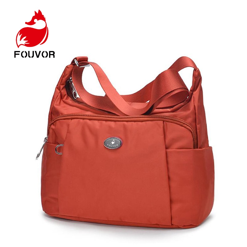 Bandolera de lujo para mujer de Fouvor, bolso bandolera con cremallera Oxford, Bolsa de viaje impermeable para mujer