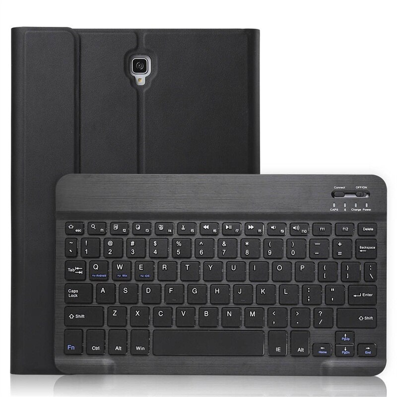 For Samsung Galaxy Tab A 10.5 Inch T590 T595 T597 With Keyboard Auto Sleep Wake Smart Cover for Tab T590 T595 10.5 Keyboard: Black