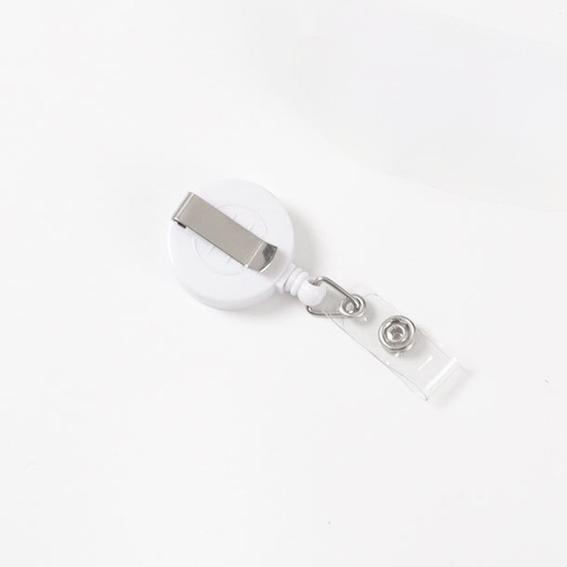 1 Pcs Retractable Badge Reel card Holder Work Name ID Card Badges Key Holder Office Supplies Business Card Holder