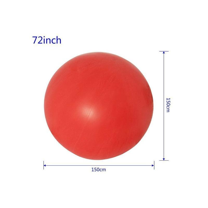 1 Pcs 72 Inch Rode Latex Ballonnen Opblaasbare Ronde Klimmen Ballon Speelgoed Bruiloft Decoratie Grote Ballon Verjaardagsfeestje Decoratie