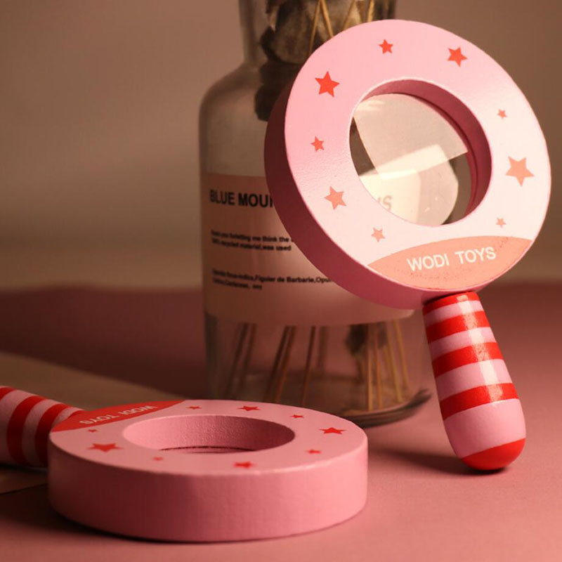 niedlich Holz Kaleidoskop Lupe Spielzeug Für freundlicher Bildungs Lernen Erkunden Fähigkeit Entwicklung Baby Klassische Spielzeug