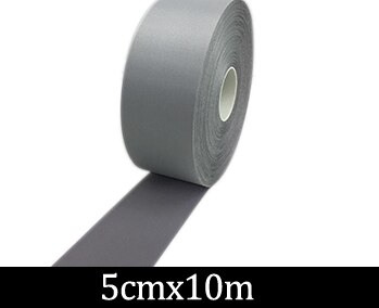 High Vsibility Grade Sew On Reflective Fabric Tape For Clothing Cap Bag For Visibility Safety Use Eflective Material: 5cmx10m