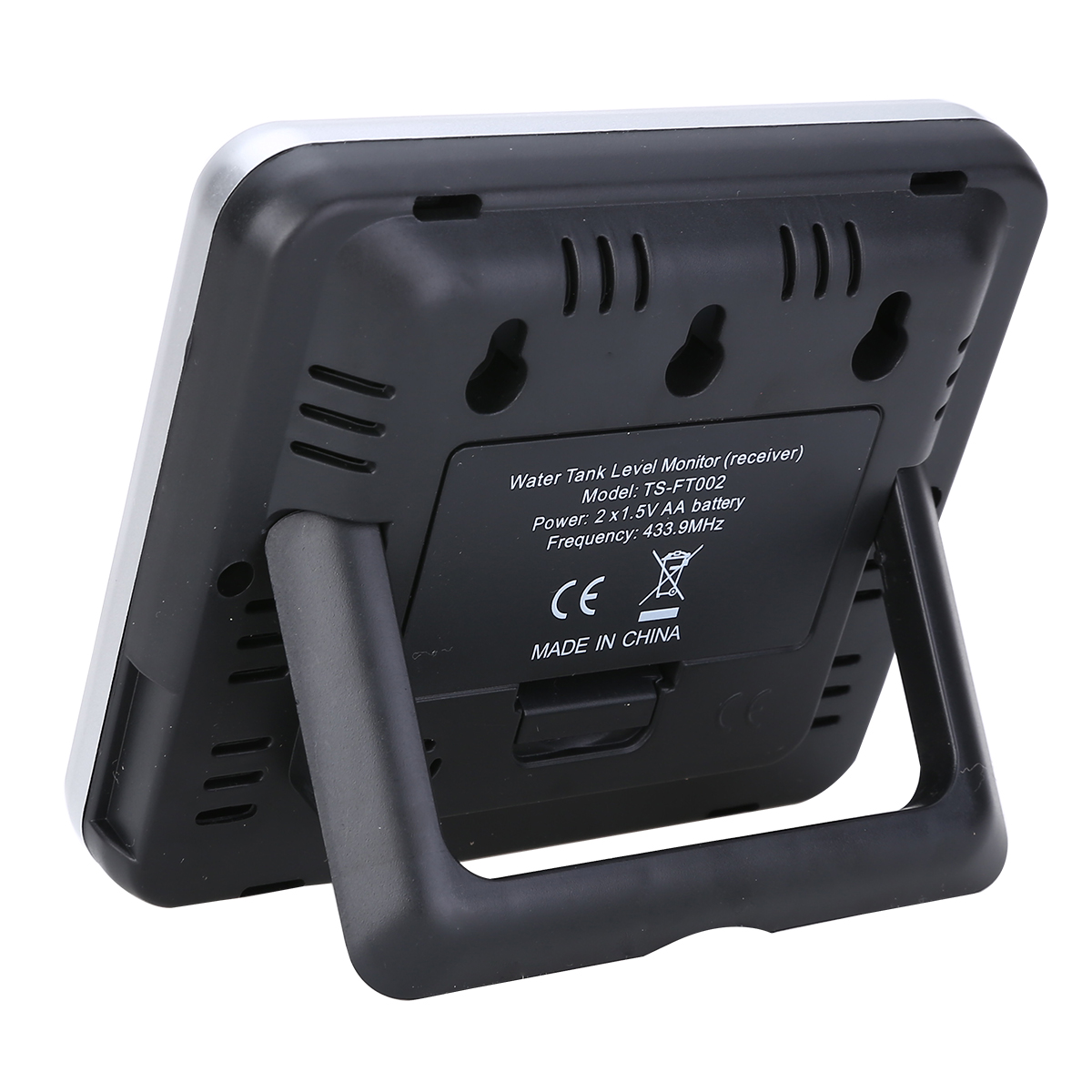 1pcs Mayitr Ultrasonic Water Tank Level Meter Temperature Sensor Display Time Low battery Indicator Instruments