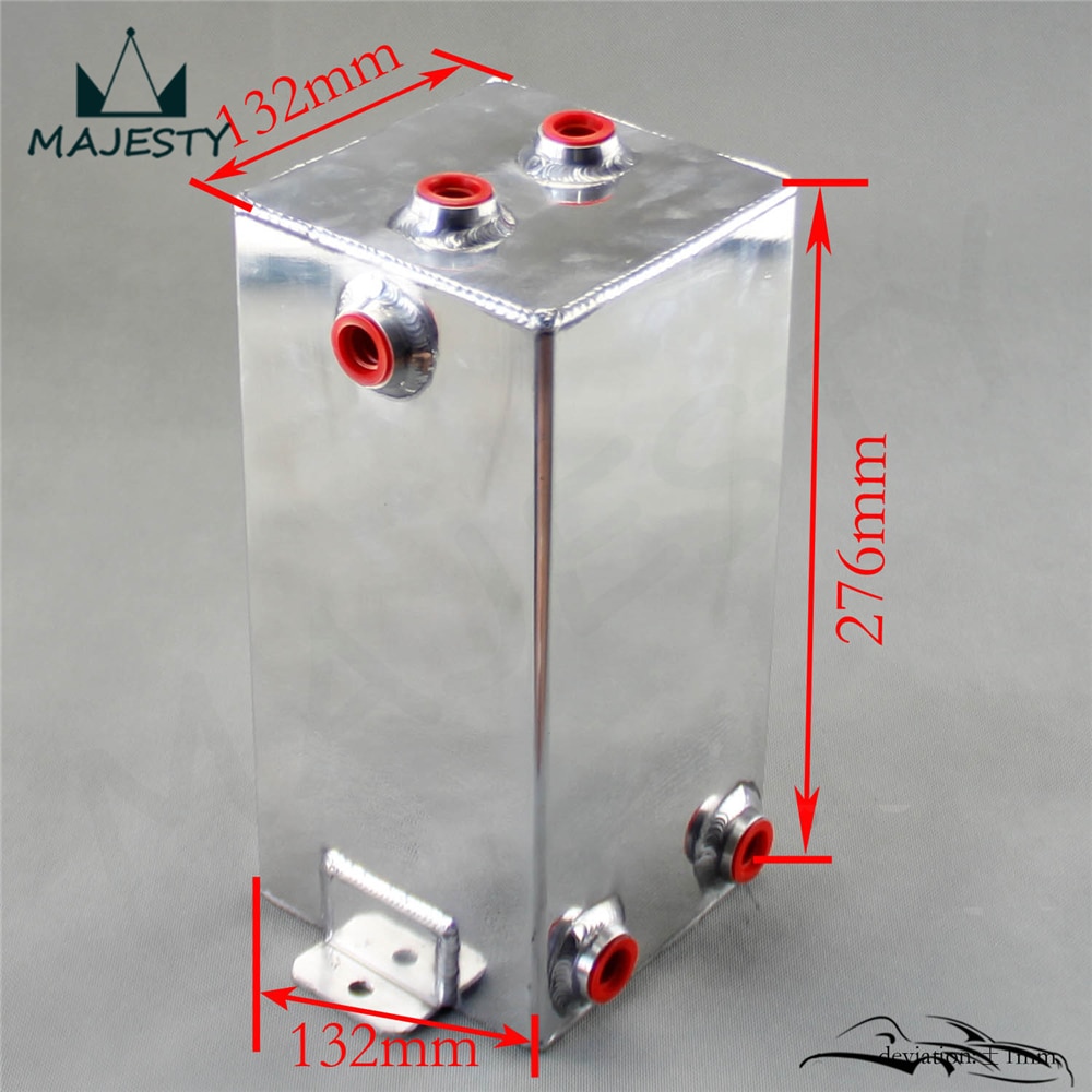 Réservoir universel en Aluminium 4L | Réservoir de carburant poli miroir réservoir de carburant 4 L