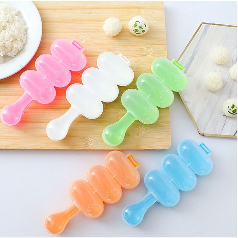 Créativité Sushi outils secouer riz balle moules pour enfants Bento accessoires fabricant maison cuisine salle à manger bricolage Sushi Onigiri Gadgets