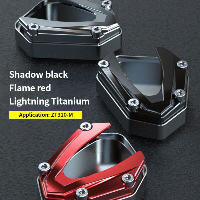 Voor Zontes ZT310-M Scooter Side Ondersteuning Pads Verhogen En Verbreden Antislip 310M Side Beugels Verhogen Voet Pads