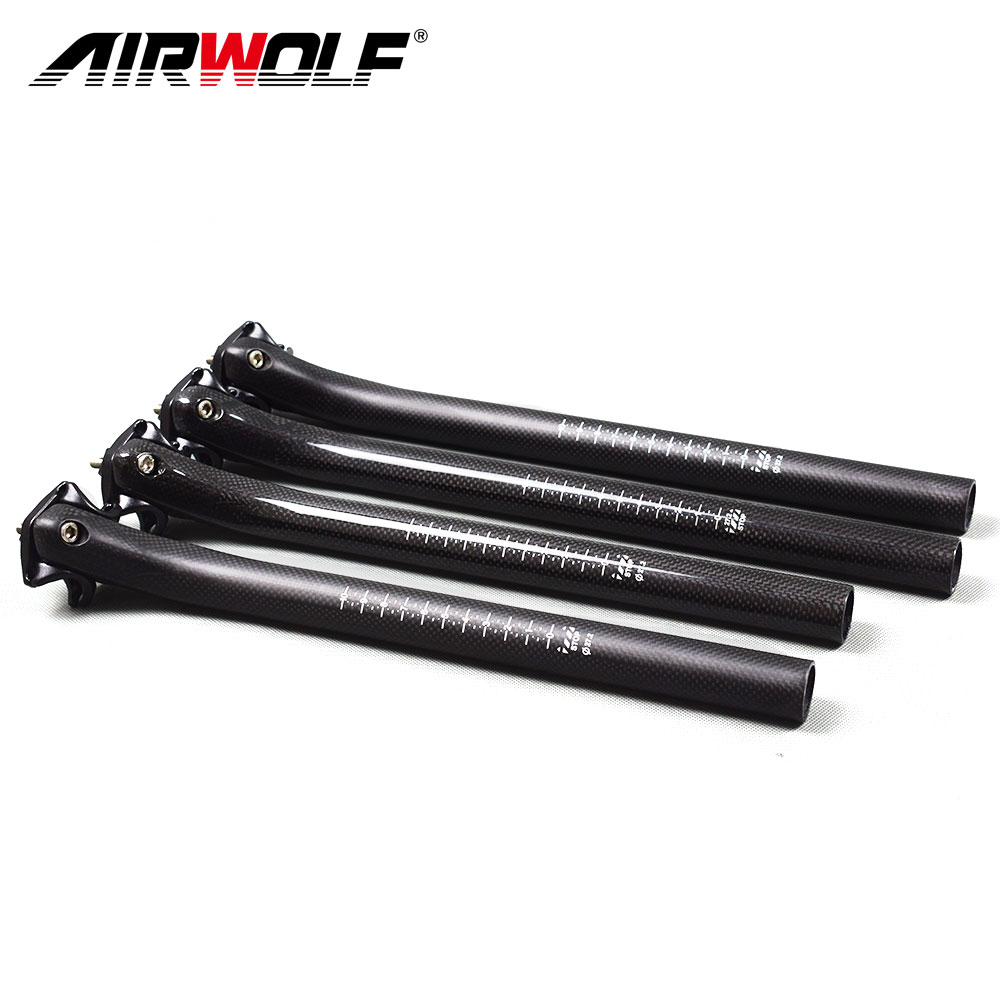 neue Carbon Sattelstütze 27,2 30,8 31.6*350-400mm Voll Carbon Mtb Straße Mountainbike Sattelstütze Oem china Fabrik Verkäufe Bike Teile