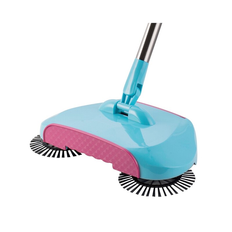 Multifunctional Sweeping Machine Push Type Hand Push Magic Broom Dustpan Handle Household Cleaning Package Hand Push Sweeper mop: Colorful