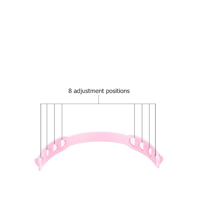 Gancho antideslizante ajustable para mascarilla, tira de extensión auxiliar de silicona, accesorios para adultos, banda elástica suave y duradera, 100 Uds.: pink