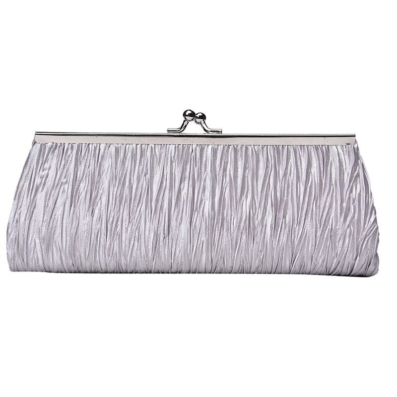 6 colores de lujo almohada noche Clutch mujeres brillante monedero Hasp billeteras Mini bolso