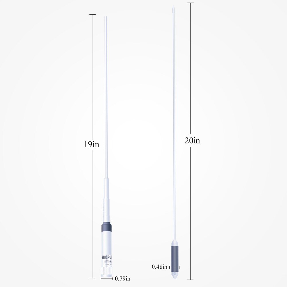 Socotran 980Plus Dual Band Vhf/Uhf High Gain Mobiele Antenne PL259 Connector Mobiele Transceiver Antenne Voor Socotran ST-980PLUS