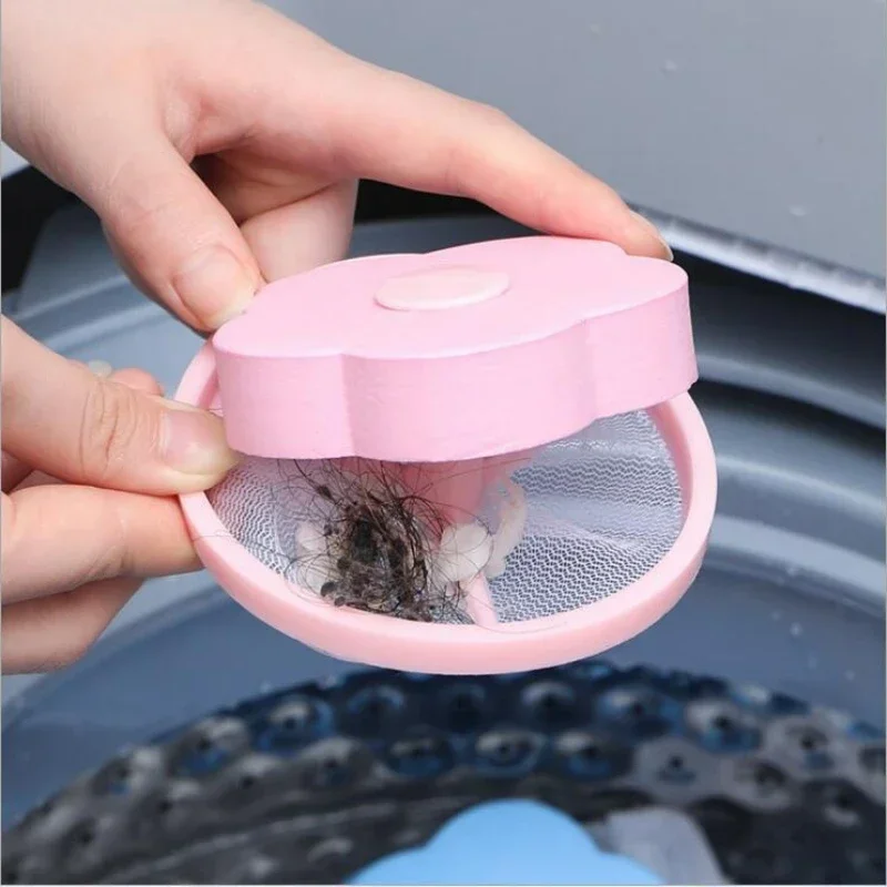Filtro para lavadora, 1-8 Uds., elimina el pelo sucio, hilo de malla, bola reutilizable para lavandería, pelusa de piel para mascotas, recogedor de pelo, limpieza de ropa