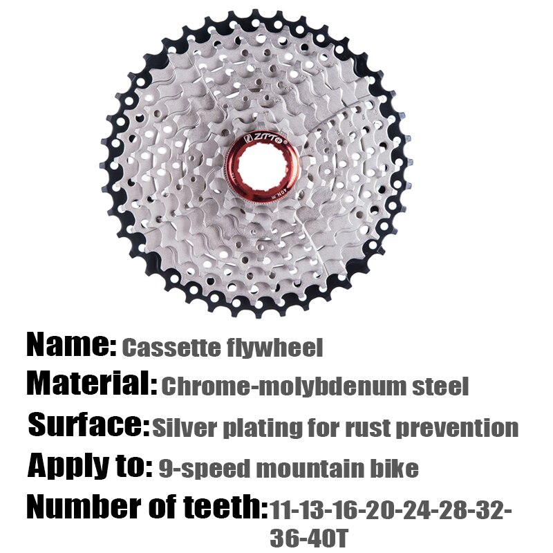 thumbnail image 2 of VANZACK Bike Flywheel 12T - 34mm Inner Diameter Steel Speed Freewheel 2 of 12