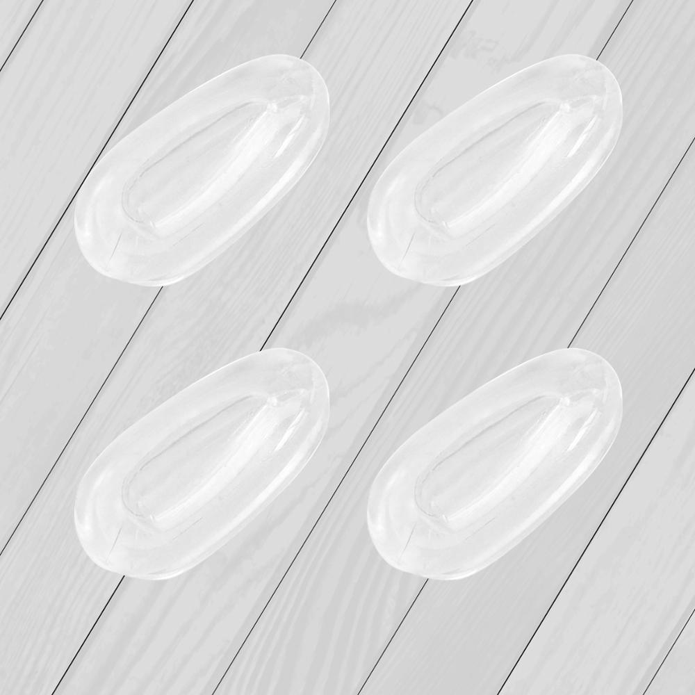 Eos siliconenrubber vervangende transparante neuspads voor oakley wingfold evr evs montuur met meerdere opties: 2 paar