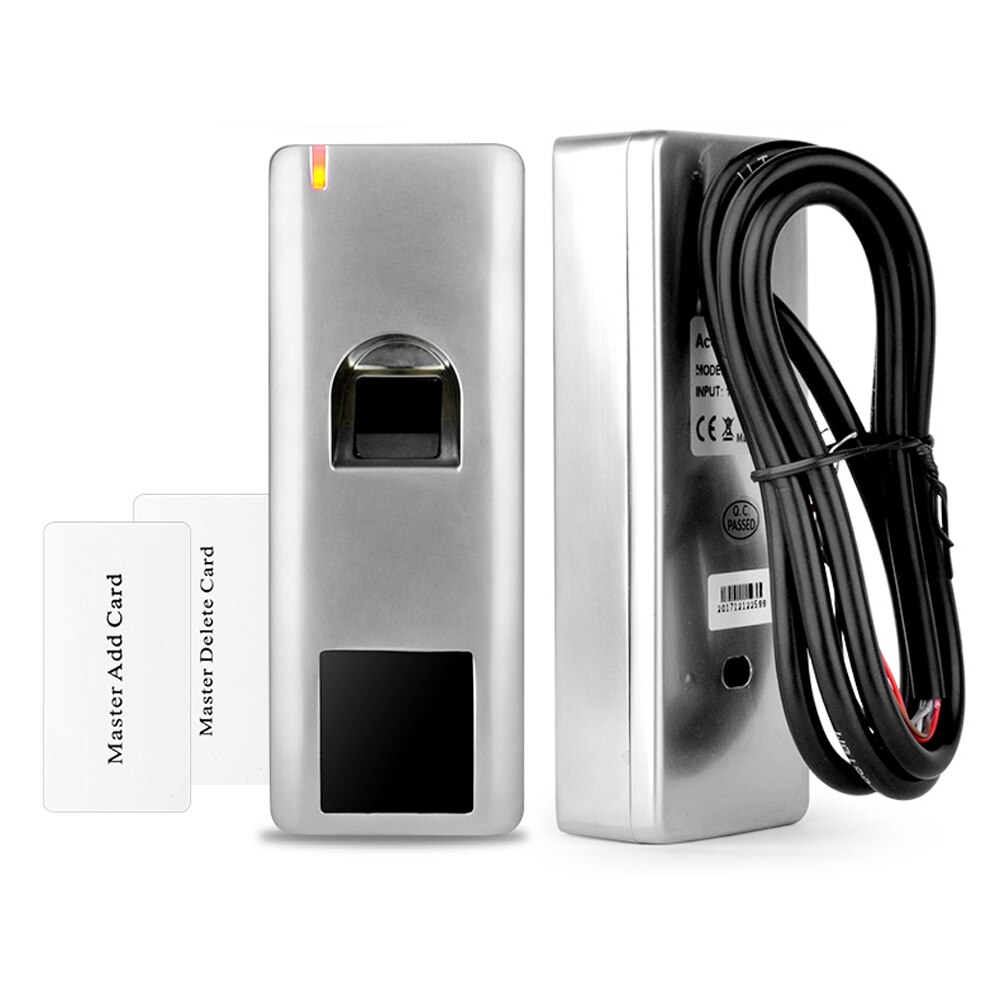 Metal Biometric Fingerprint Standalone Access Control System Rfid 125khz Reader 180kg 280kg kit Waterproof IP66 1000 Users