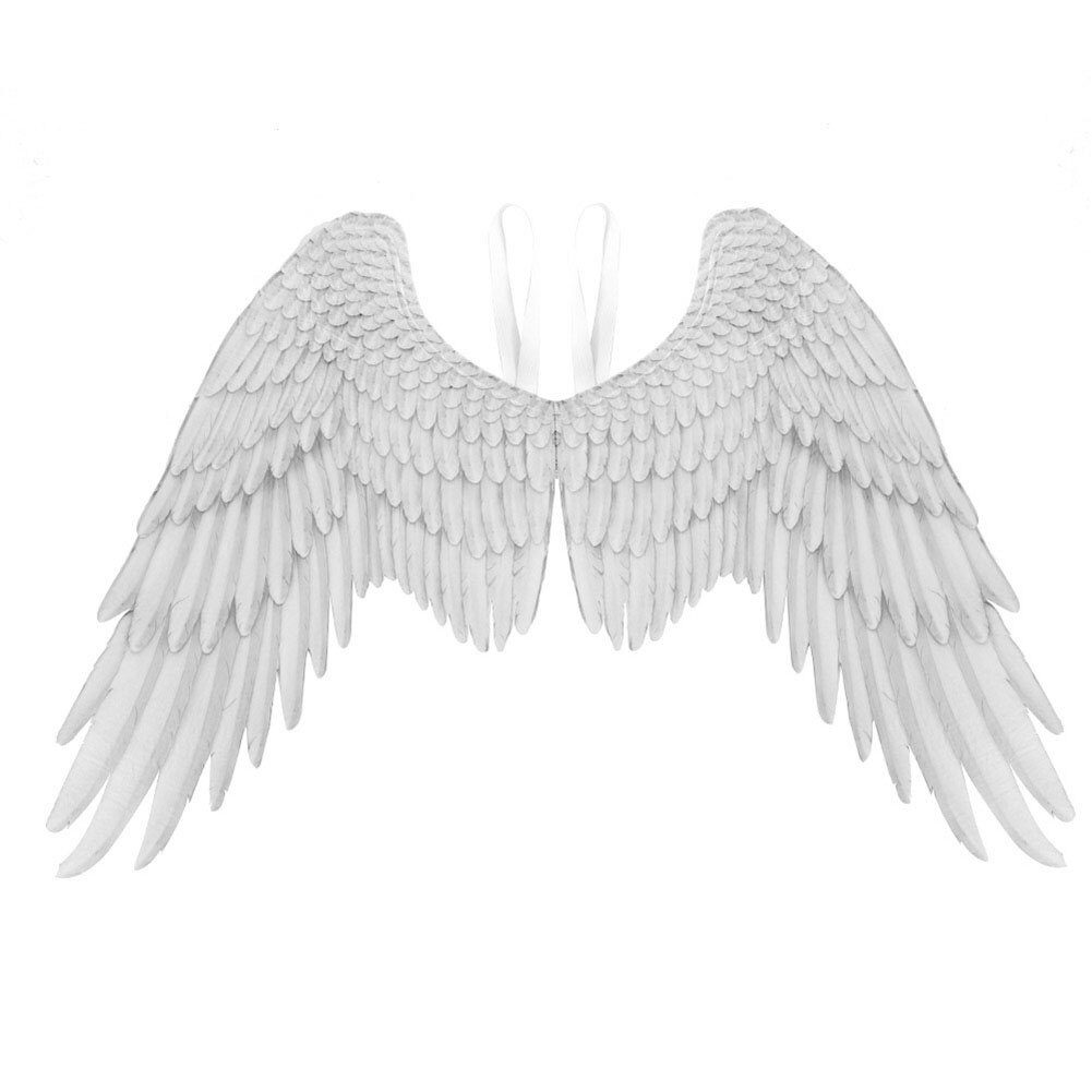 Halloween 3D Angel Duivel Grote Wing Carnaval Party Prestaties Prop Voor Mannen Vrouwen Vj: WHITE