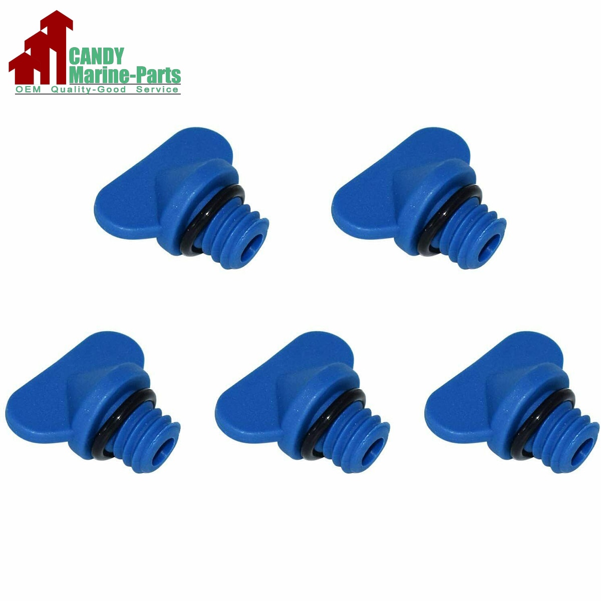 Mercruiser Exhaust Manifold Water Drain Plug # 13992 18-4226 22-806608A1 806608A02 8M0119211 5PACK