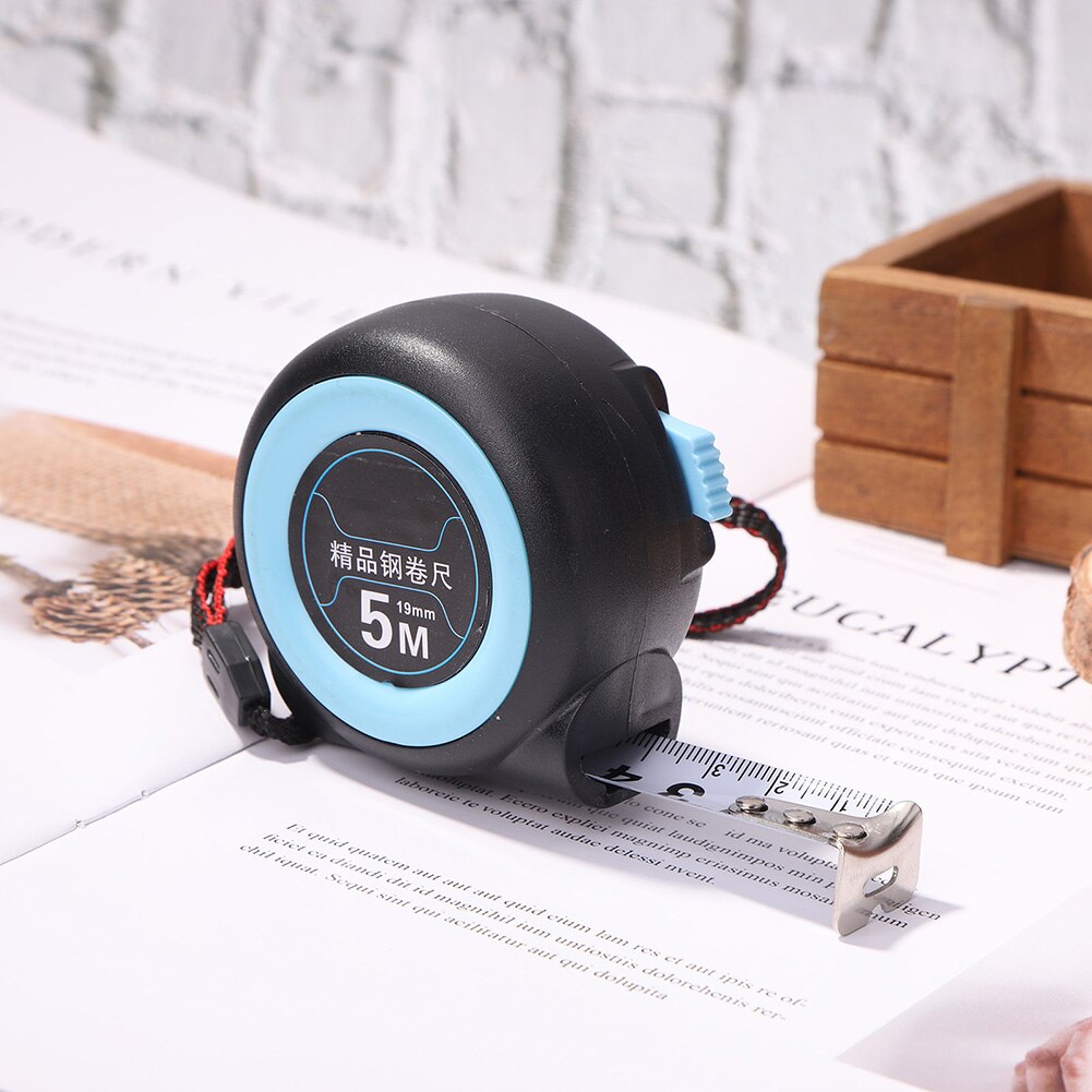 Woodworking Auto Lock Distance Measurement Ruler Retractable Steel Tape Measure Waterproof Distance Measuring Tool