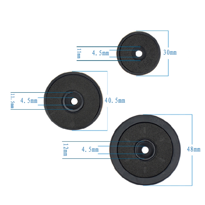 12 Stuks Aluminium Frame Speaker Stands Voeten Pads Duurzaam Stevige Voet Matten Verminderen Interferentie Effen Onderdelen