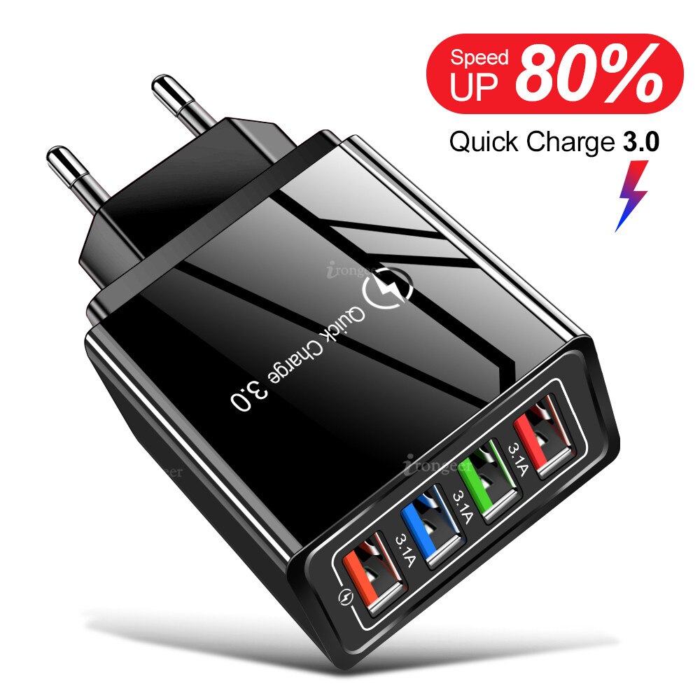 Quick Charge 3,0 4,0 USB Handy-ladegerät Universal Schnelle Lade Reise AC Power Adapter Für iPhone Samsung Xiaomi Tabletten Ladegerät