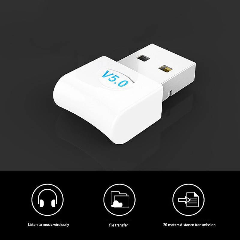 Computer Bluetooth Adapter 5.0 USB Wireless Notebook Music o Receiver Transmitter