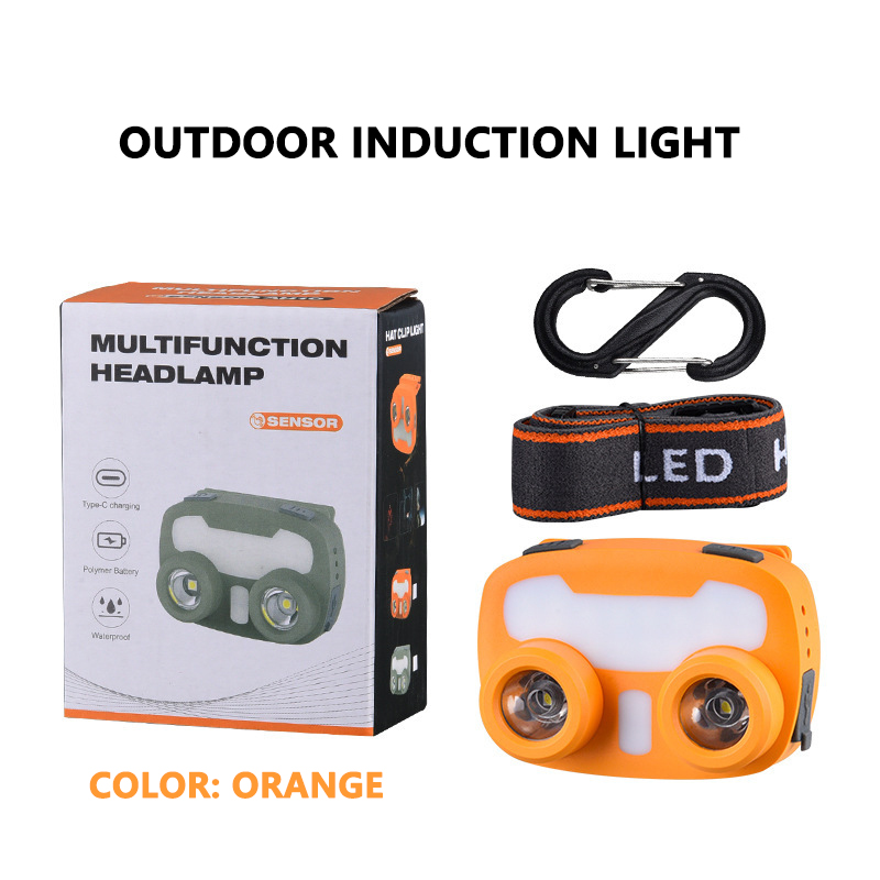 LiitoKala LED Wick LH-AH10 Headlight cap clip lamp with Rechargeable 1000mAh Battery and Type-C Charge Port