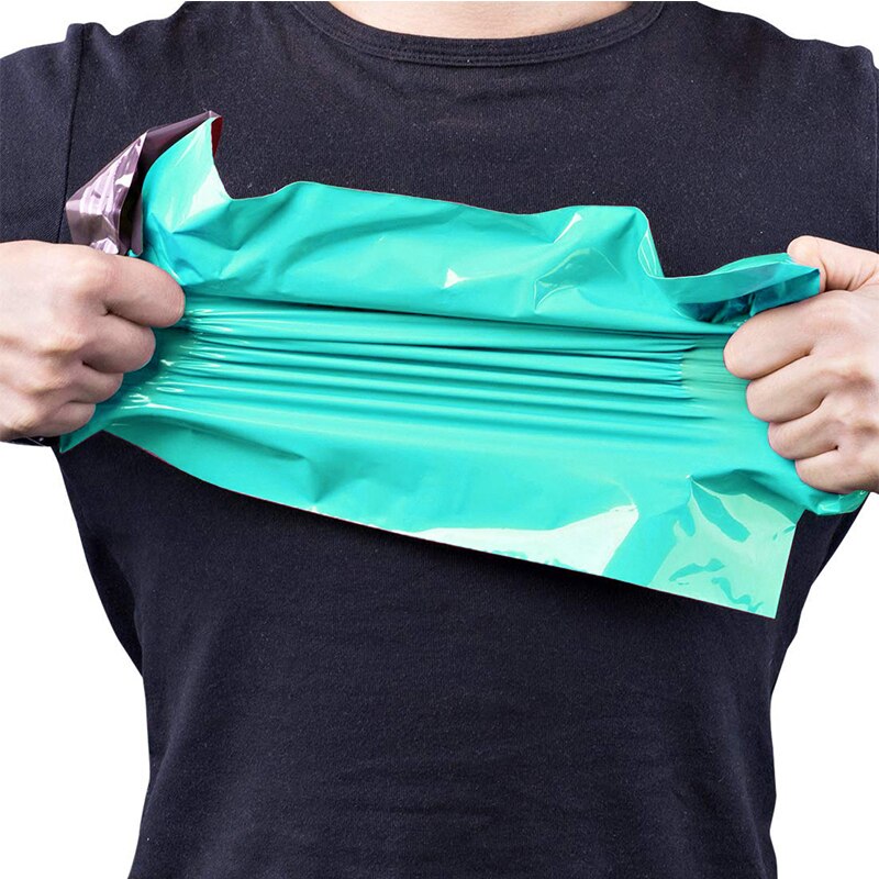 100PCS Teal Green Poly Mailer 9 Sizes Poly Mailer Self Seal Envelopes bag with adhesive Postal Bags Bags