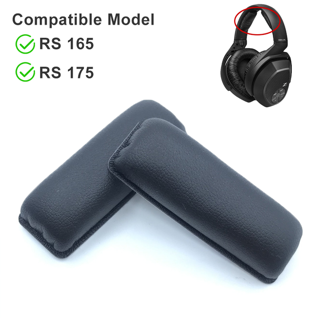 KUTOU Ohrpolster Für Sennheiser HDR RS165 Ersatz Ohr Pads RS175 Kopfhörer Ohrpolster RS185 Kissen RS195RF Schaum Pad Headban: Stirnband Pad 1