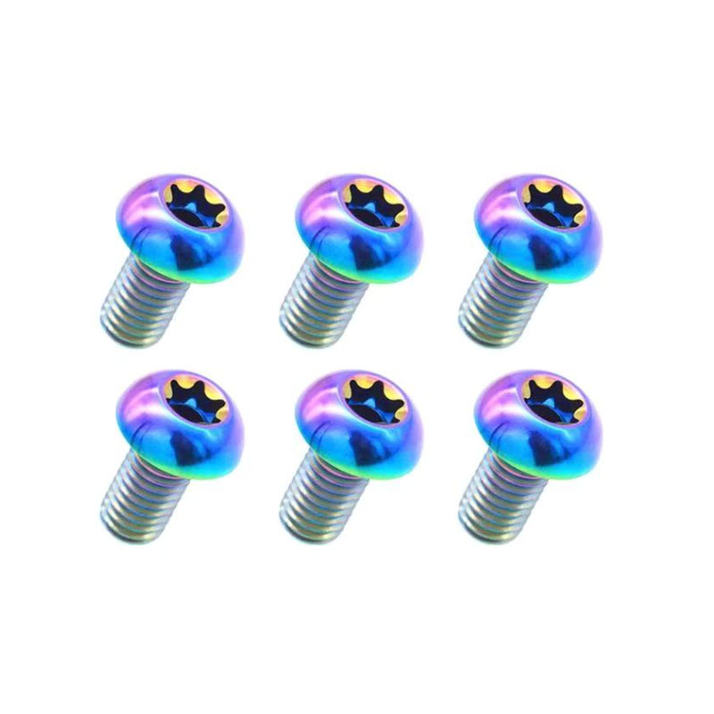 Fiets Bidonhouder Titanium Legering Bevestigingsbouten Schroeven M5 × 12Mm Fiets Bidonhouder Bouten/M5 * 10 Schijfrem Schroeven Fietsonderdelen