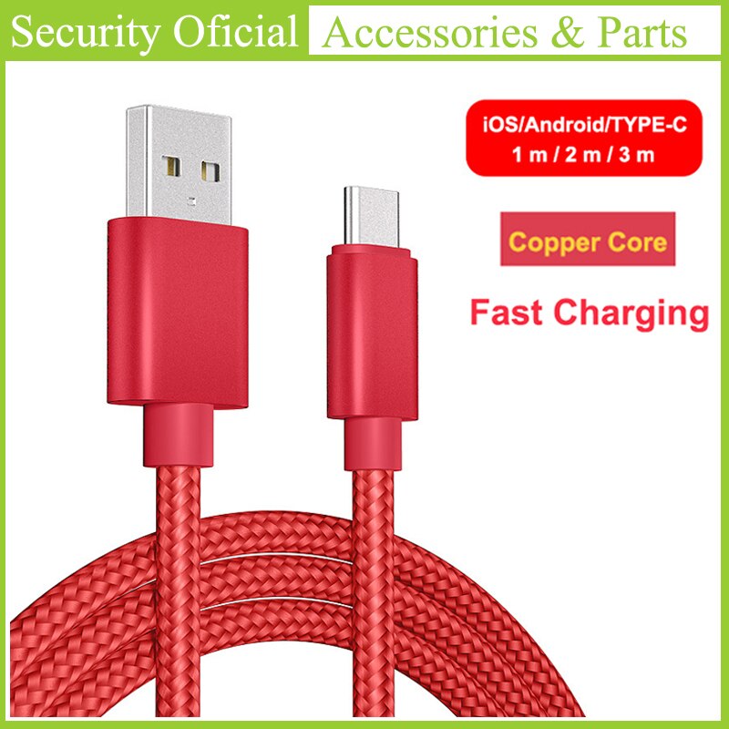 1m 2m 3m USB Type-C Data Cable Fast Charging Transfer Data For Huawei P10/P20/P30 Xiaomi Honor Mobile Phone Nylon Digital Cables